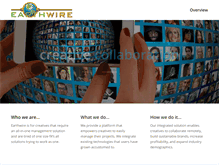 Tablet Screenshot of earthwire.com